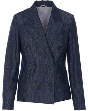 Brunello Cucinelli Denim Jacket - Blue