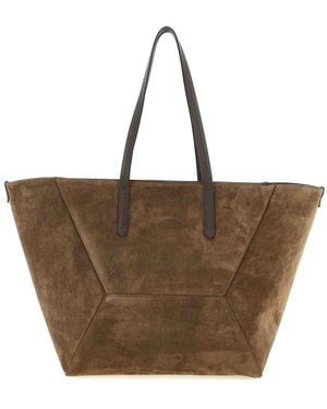 Brunello Cucinelli Maxi Shoulder Bag - Brown