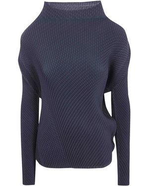 Issey Miyake Camisa - Azul