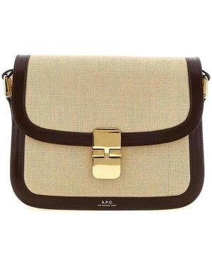 A.P.C. Small Crossbody Bag - Natural