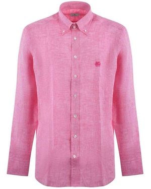 Etro Linen Shirt - Pink