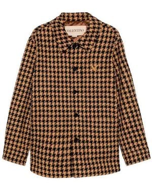 Valentino Garavani 'Vgold' Shirt - Brown