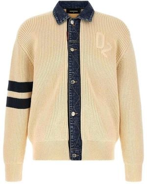 DSquared² ² Cotton Cardigan - Natural