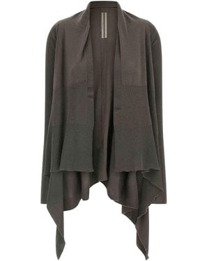 Rick Owens Medium Wrap Cardigan - Grey