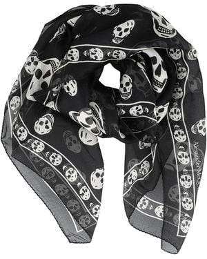 McQueen Scarves - Grey