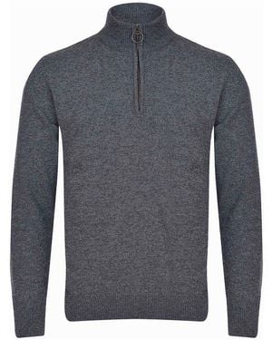 Barbour Jumper Made Of Wool - Blue