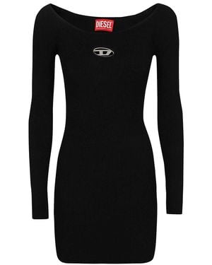 DIESEL M-Vera Knitted Mini Dress - Black
