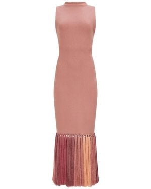 Aje. Cappotto Sofia Tassel - Rosa