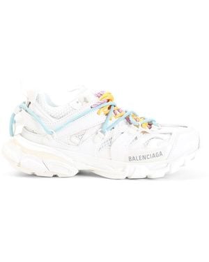 Balenciaga Track Trail Lace Sneakers - White