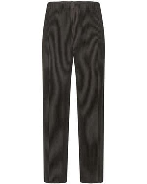 Homme Plissé Issey Miyake Pleated Trousers - Black
