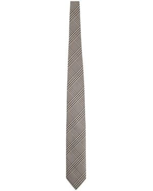 Tom Ford Printed Silk Tie - White