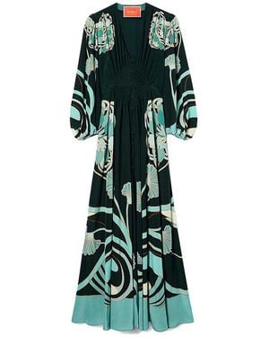 La DoubleJ Long Camerino Dress - Green