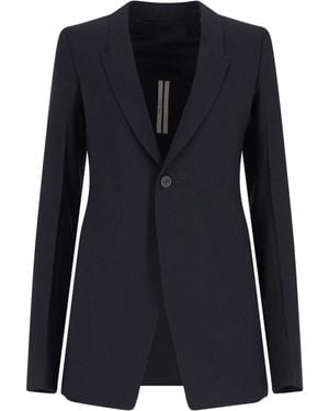 Rick Owens Blazer Monopetto - Black