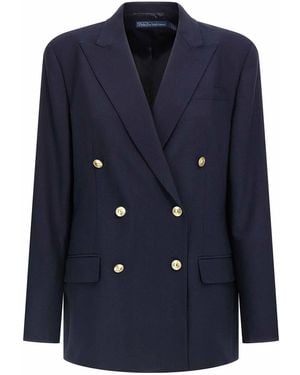 Polo Ralph Lauren Double-Breasted Blazer - Blue