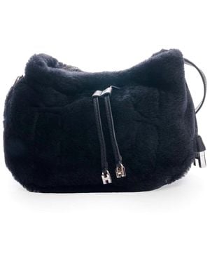 Hogan Hocket Sheepskin Bucket Bag - Blue