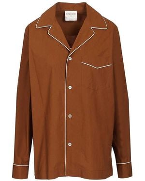 forte_forte Poplin Shirt - Brown