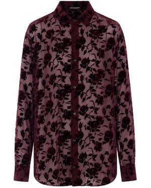 Ann Demeulemeester Andre Classic Shirt - Red