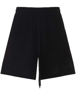 Amiri Crochet Mesh Short - Black