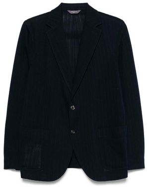 Circolo 1901 Cotton Single-Breasted Jacket - Blue