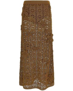 Pinko Anthemis Skirt - Brown
