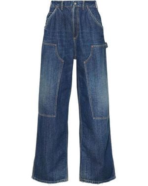Maison Margiela Wide-Leg Denim Jeans - Blue