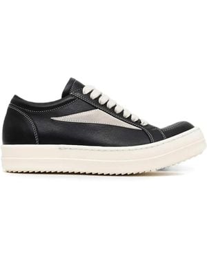 Rick Owens Vintage Leather Sneakers - Black