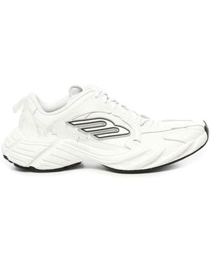 Balenciaga Monday Leather Trainers - White