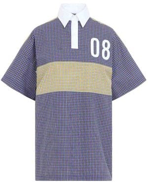Moschino Rugby Oversized Polo T-Shirt - Blue