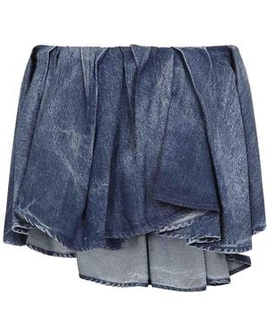 DIESEL De-Ria-Fsg Mini Skirt - Blue