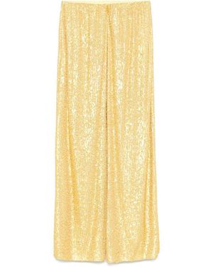 Norma Kamali Wide-Leg Trousers - Yellow