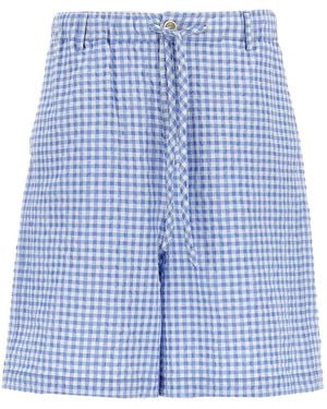 Marni Vichy Bermuda Shorts - Blue