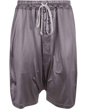 Rick Owens Drawstring Pods Shorts - Blue