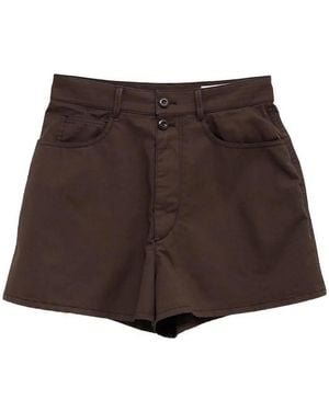 Lemaire Jersey Shorts - Brown