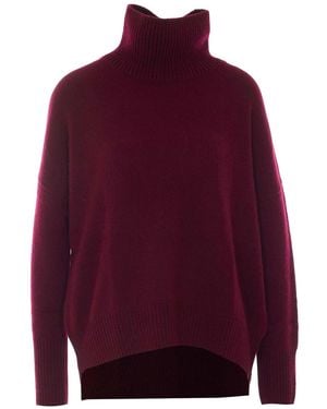 Lisa Yang Bordeaux Heidi Sweater - Red