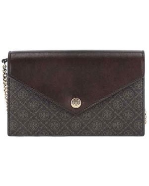 Tory Burch Wallet With Chain - Gray