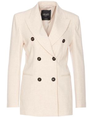 Liu Jo Greige Jacket - Natural