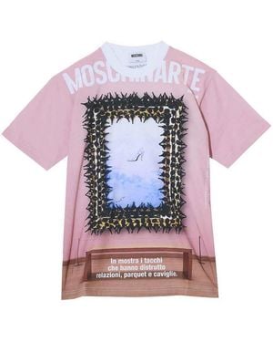 Moschino T-Shirt Tacchi - Pink