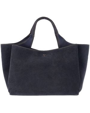 Tod's Mini Suede Handbag - Blue