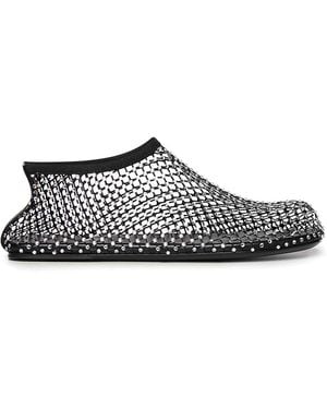 Christopher Esber Minette Mesh Ballerina With Crystals - White