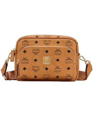 MCM Borsa A Tracolla Piccola Aren - Marrone