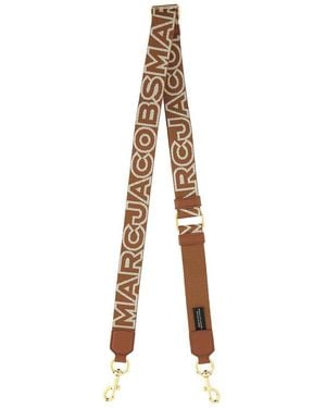 Marc Jacobs Fabric Strap With Logo - White