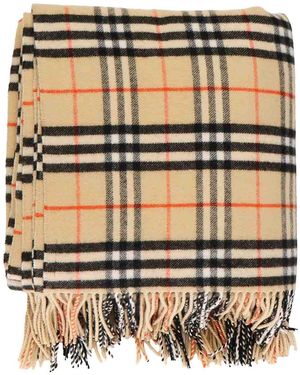 Burberry Check Blanket - Metallic