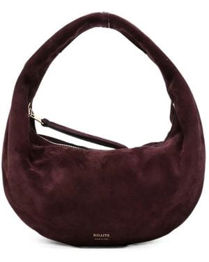 KHAITE Olivia Mini Hobo Rouge Noir - Brown