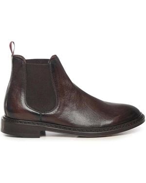 Sturlini Leather Chelsea Boot - Brown