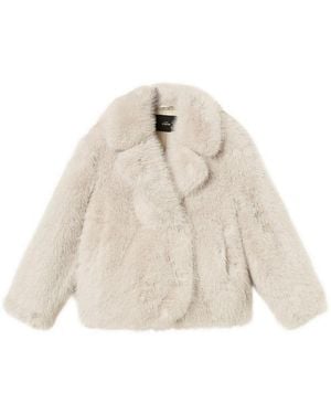 Twinset Abrigo Midi - Blanco