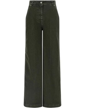 Nude Wide Leg Jeans - Green