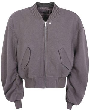 Rick Owens Secchia Flight Padded Jacket - Gray