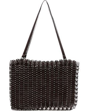 Rabanne Leather Bag Shoulder Bag - Black