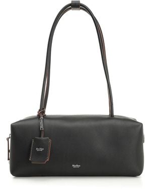 Max Mara Natural Satchel Bag - Black
