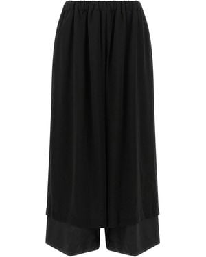Comme des Garçons Double Layer Trousers - Black